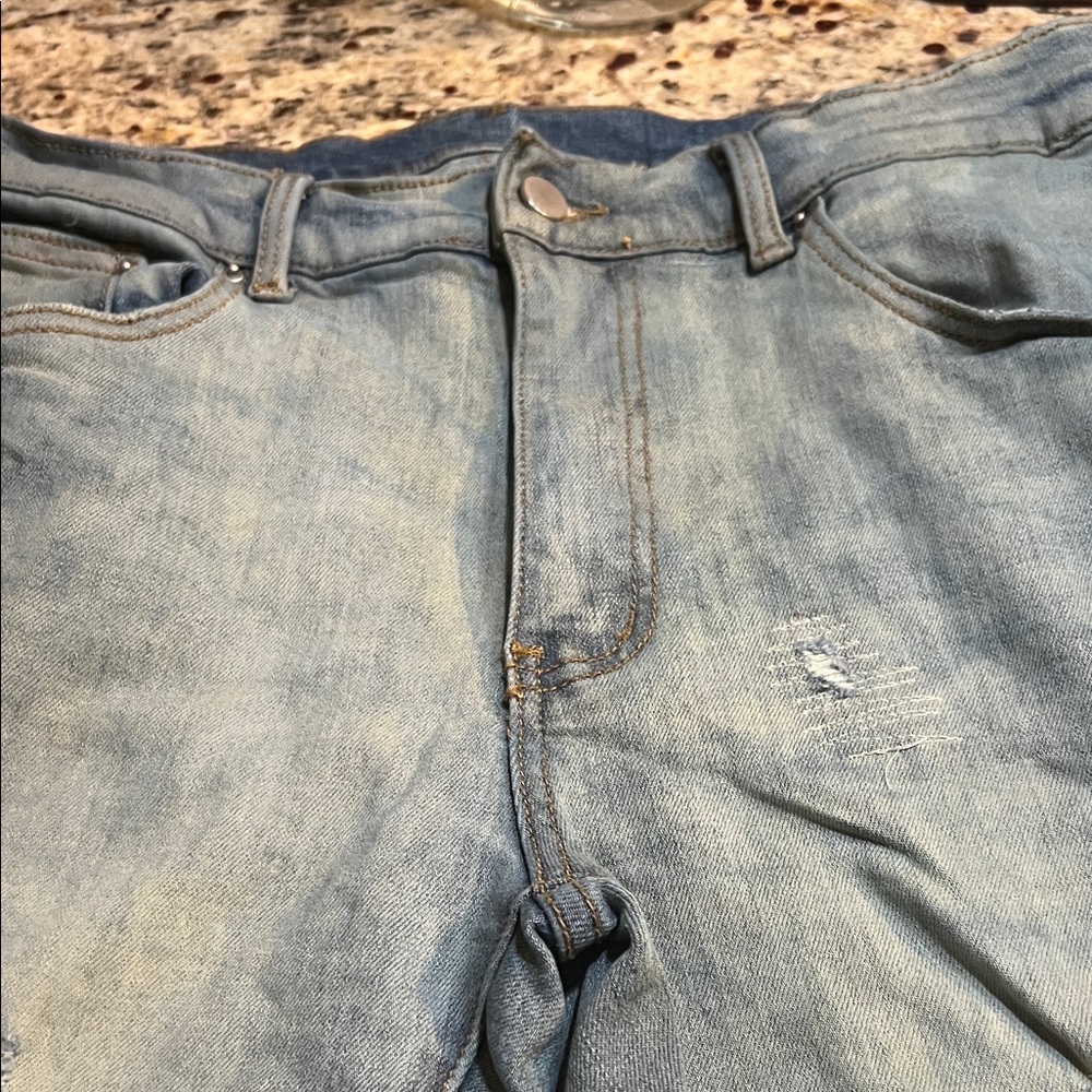 MNML Light Blue Skinny Jeans